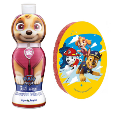 Подарунковий набір Air-Val "Щенячий Патруль Скай" Paw Patrol Skye | Гель для душу + Шампунь 2в1 + мочалка 1066725 фото