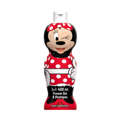 Дитячий гель-шампунь 2в1 Air-Val "Мінні Маус" Minnie Mouse 1D, 400 мл 1066703 фото