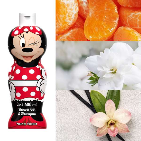Детский гель-шампунь 2в1 Air-Val "Минни Маус" Minnie Mouse 1D, 400 мл 1066703 фото